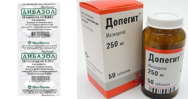 Дибазол і Допегит