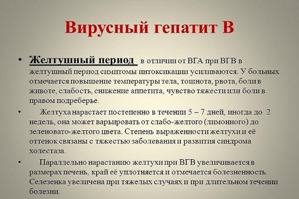 Симптоми і прояви вірусного гепатиту В у жінок