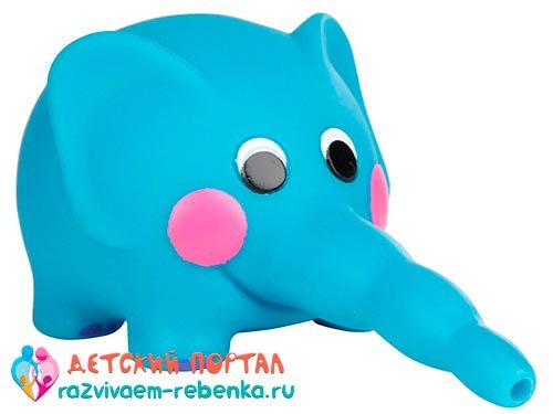 Груша (спринцівка) у вигляді слона для очищення носа новонароджених дітей