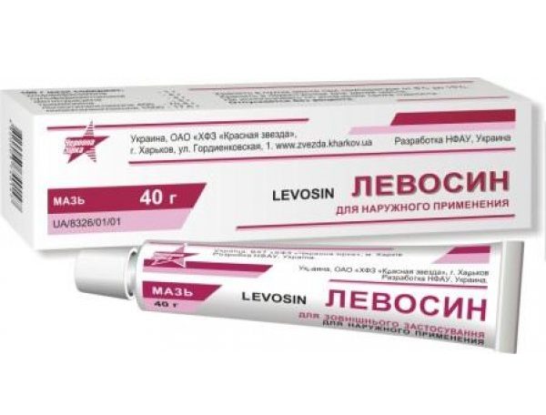 Мазь Левосин - інструкція із застосування протимікробної і .